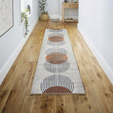 Union Geometric Modern Low-Pile Machine-Washable Area Rug