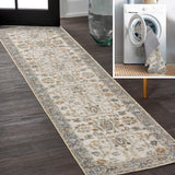 Marilyn Persian Border Low-Pile Machine-Washable Area Rug