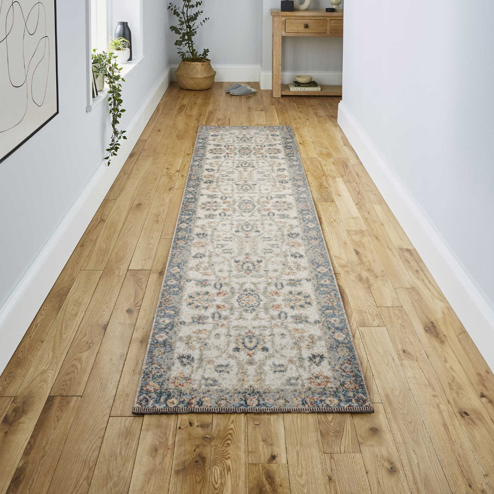 Marilyn Persian Border Low-Pile Machine-Washable Area Rug