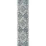 Lotus Distressed Medallion Low-Pile Machine-Washable Area Rug