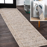 Gemini Vintage Native American Medallion Machine-Washable Area Rug