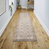 Gemini Vintage Native American Medallion Machine-Washable Area Rug