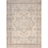 Gemini Vintage Native American Medallion Machine-Washable Area Rug