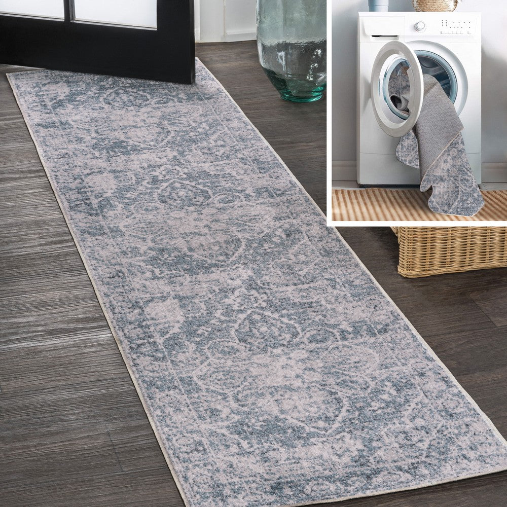 stalsme Global Medallion Low-Pile Machine-Washable Area Rug