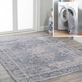 stalsme Global Medallion Low-Pile Machine-Washable Area Rug