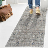 stalsme Global Medallion Low-Pile Machine-Washable Area Rug