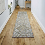 Tarifa Bohemian Medallion Low-Pile Machine-Washable Area Rug