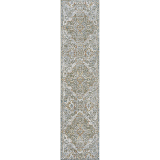 Tarifa Bohemian Medallion Low-Pile Machine-Washable Area Rug