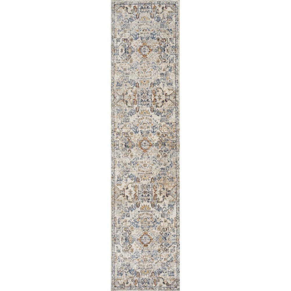 Tarifa Bohemian Medallion Low-Pile Machine-Washable Area Rug