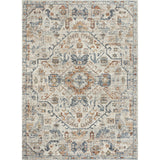 Tarifa Bohemian Medallion Low-Pile Machine-Washable Area Rug