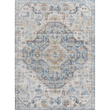 Tarifa Bohemian Medallion Low-Pile Machine-Washable Area Rug