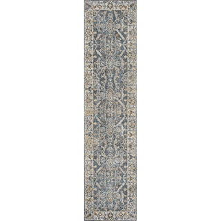Lauren Rustic Border Low-Pile Machine-Washable Area Rug