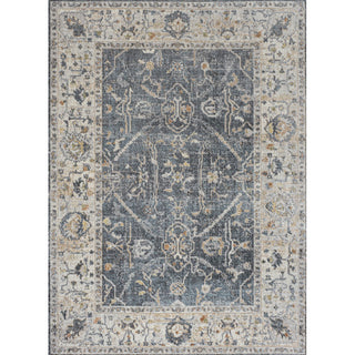 Lauren Rustic Border Low-Pile Machine-Washable Area Rug