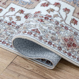 Lunara Boho Medallion Border Non-slip Machine-washable Area Rug
