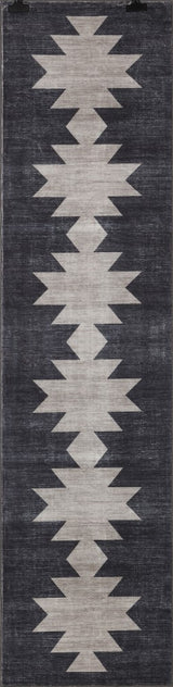 Norvale Minimalist Geometric Totem Non-slip Machine-washable Area Rug