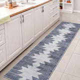 Norvale Minimalist Geometric Totem Non-slip Machine-washable Area Rug