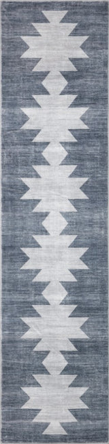 Norvale Minimalist Geometric Totem Non-slip Machine-washable Area Rug