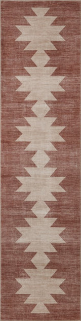 Norvale Minimalist Geometric Totem Non-slip Machine-washable Area Rug