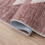 Norvale Minimalist Geometric Totem Non-slip Machine-washable Area Rug