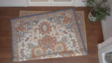 Langley Traditional Vintage Medallion Reversible Machine-Washable Indoor/Outdoor Area Rug