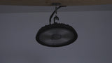 Nambra 12 in. 200-Watt Integrated LED High Bay Indoor/Outdoor UFO Light with 26000 Lumens 5000K, Black