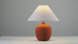 Meadow 18.25" Minimalist Scandinavian Resin/Iron LED Table Lamp Set 2