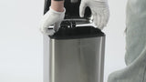 Lopus Retro Mini 3.2-Gallon Step-Open Trash Can