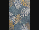 Veranda Coastal Casual Palm Frond Reversible Machine-Washable Indoor/Outdoor Area Rug