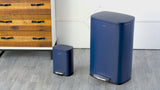 Connor Rectangular 13-Gallon Trash Can with Soft-Close Lid and FREE Mini Trash Can