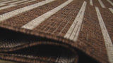 Fatima Sukie Offset Stripe Indoor/Outdoor Area Rug