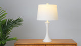 Possini 22.75" Modern Glam Iron Hourglass LED Table Lamp with USB Charging Port Set 2