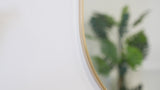 Nova 24 in. W x 36 in. H Medium Oval Metal Framed Wall Mirror