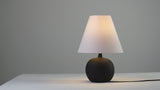 Aster 18.25" Minimalist Scandinavian Resin/Iron Gourd LED Table Lamp Set 2