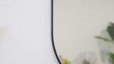 Nova 24 in. W x 36 in. H Medium Oval Metal Framed Wall Mirror