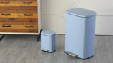 Connor Rectangular 13-Gallon Trash Can with Soft-Close Lid and FREE Mini Trash Can
