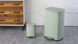 Connor Rectangular 13-Gallon Trash Can with Soft-Close Lid and FREE Mini Trash Can