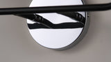 Iris Brass Vanity Wall Sconce Clear