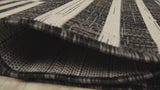 Fatima Sukie Offset Stripe Indoor/Outdoor Area Rug