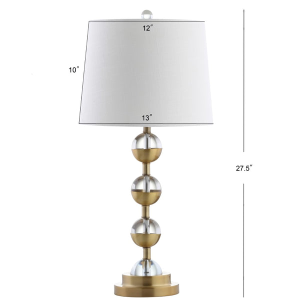 Dimension Image Clear/Brass Gold (Set of 2)