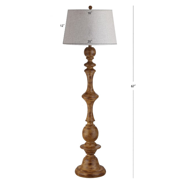 Dimension Image Brown Wood Finish
