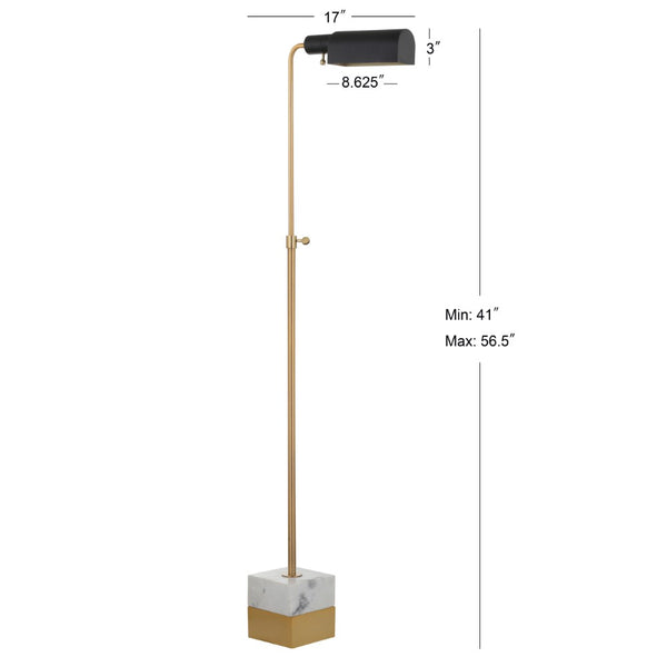 Dimension Image Brass Gold/Carrara Marble