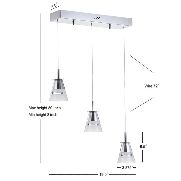 Dimension Image Chrome/Clear / 3-Light