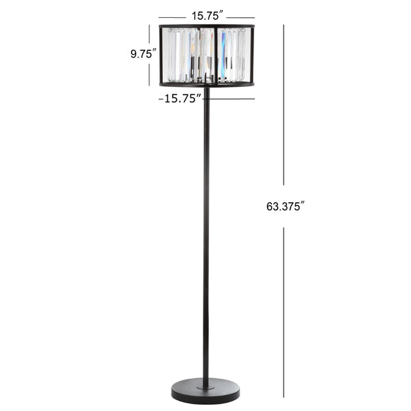 Dimension Image Oil Rubbed Bronze/Crystal